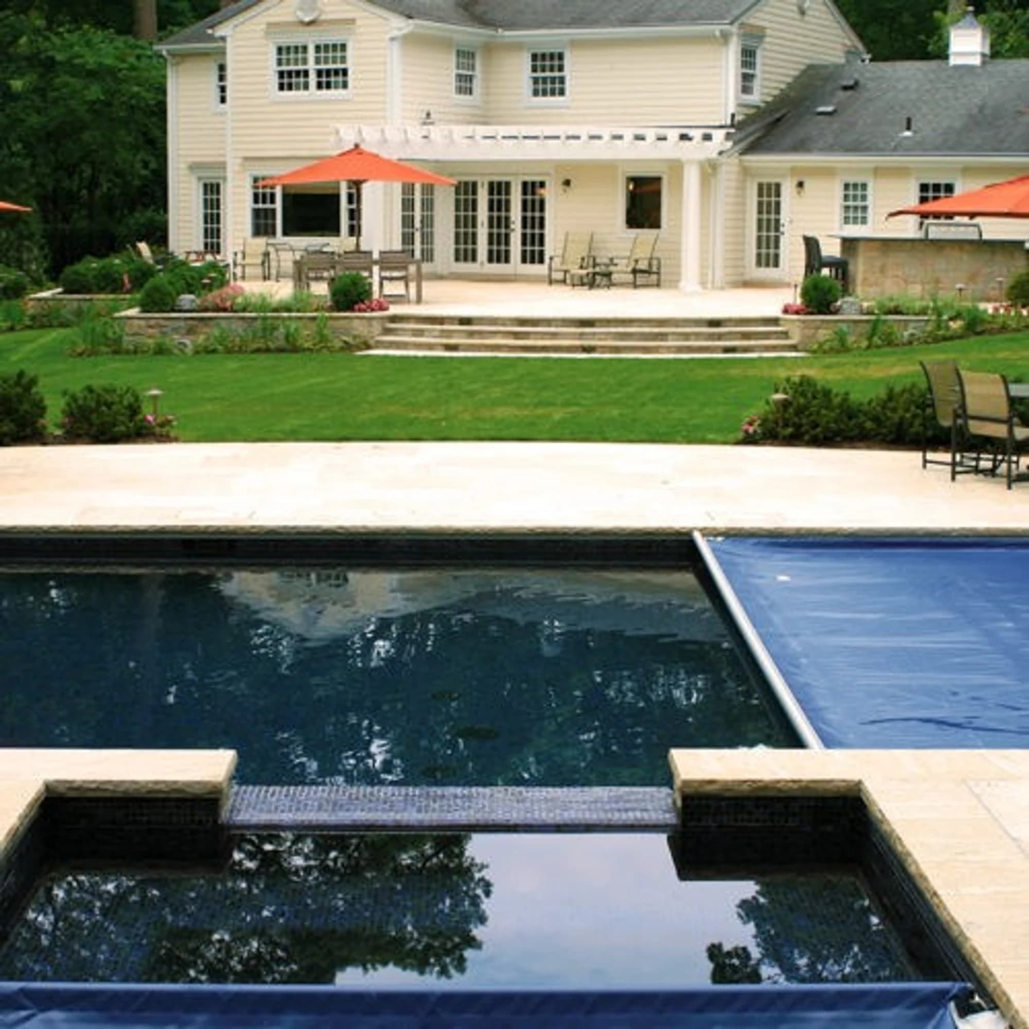 Pool cover installation step 5